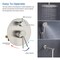 Kibi Circular Pressure Balanced Ceiling Mounted 3-Function Shower System w Rough In Valve Brushed Nickel KSF409BN - alternate 6